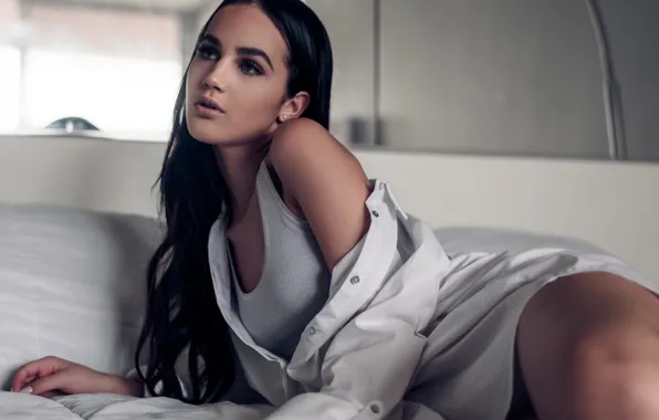 Picture sexy, pose, model, makeup, Mike, brunette, hairstyle, lies