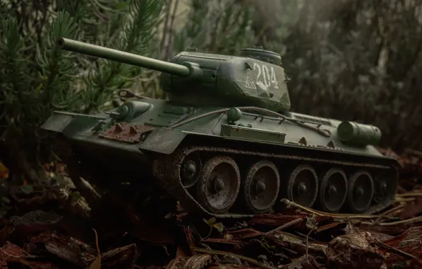 Background, toy, tank, model