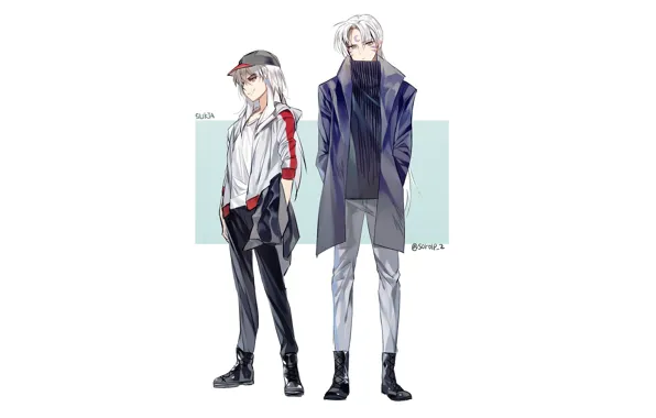 Style, art, brothers, Inuyasha, Inuyasha, Seshoumaru