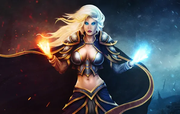 Wallpaper Woman Mag Wow World Of Warcraft Jaina Proudmoore Lady