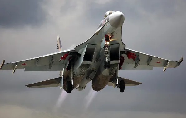 Picture Su-35S, Sukhoi, Videoconferencing Russia, super-maneuverable fighter of the 4++generation, Russian multipurpose