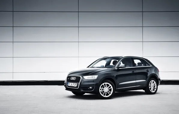 Picture cars, auto, wallpapers auto, wallpapers audi, Black light, Audi Q3, Audi q3 quattro