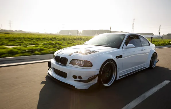 BMW, E46, low, stance, Work, Wide, Work VS-XX, BellyScraper