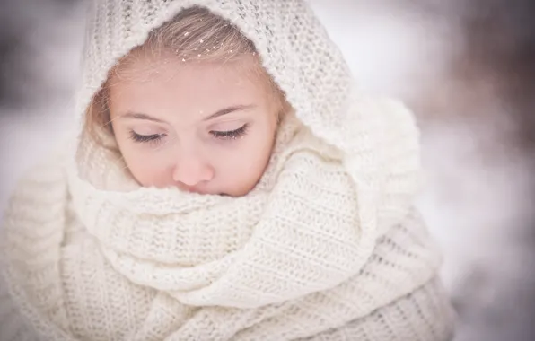 Mood, scarf, girl