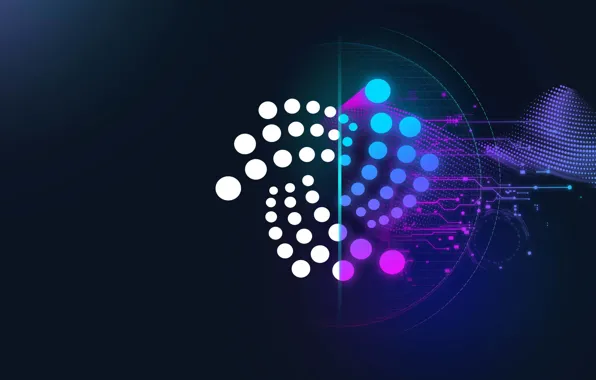 Picture logo, currency, fon, cryptocurrency, blockchain, iota, tention