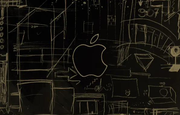 Figure, apple, Apple, logo, logotech