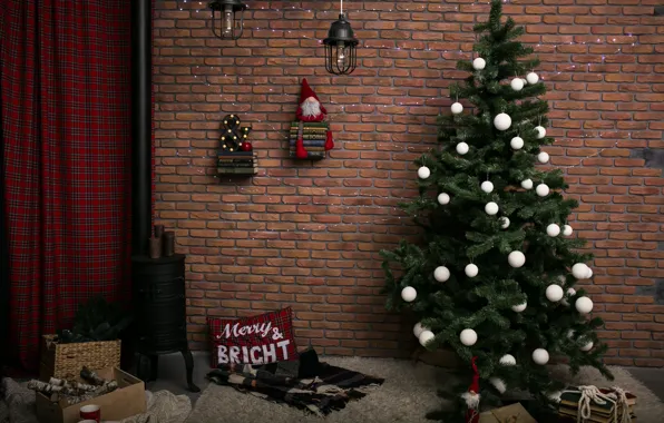 Picture holiday, tree, new year, Studio, decor
