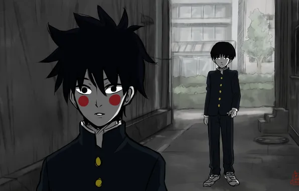 Guys, students, Mob Psycho 100, Mob psycho 100