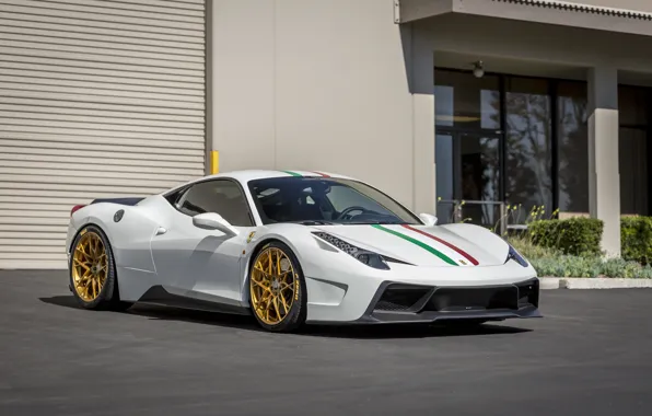 Picture Ferrari, White, 458-VX