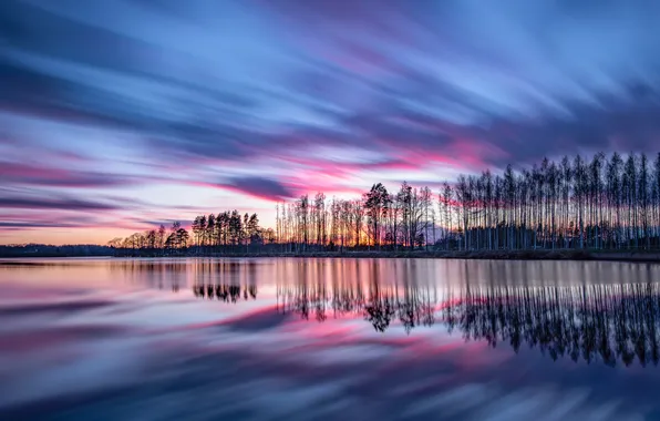Nature, perfect, silent, waters, heavens