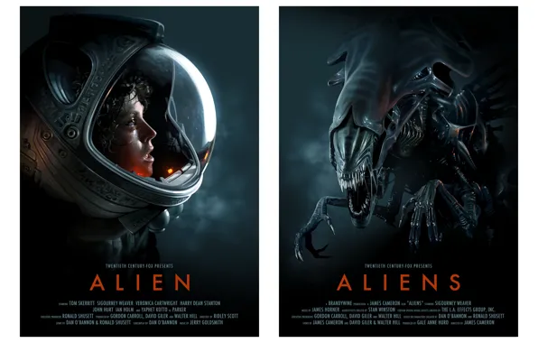 Picture aliens, Alien, science fiction, 1979, pearls, 1986, space suit, Sigourney Weaver