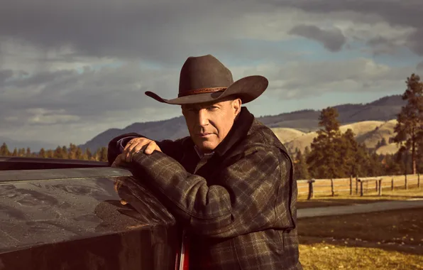 Look, the sun, landscape, the film, portrait, frame, hat, jacket
