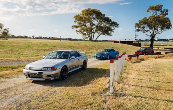 Nissan, turbo, red, mitsubishi, skyline, blue, tuning, lancer