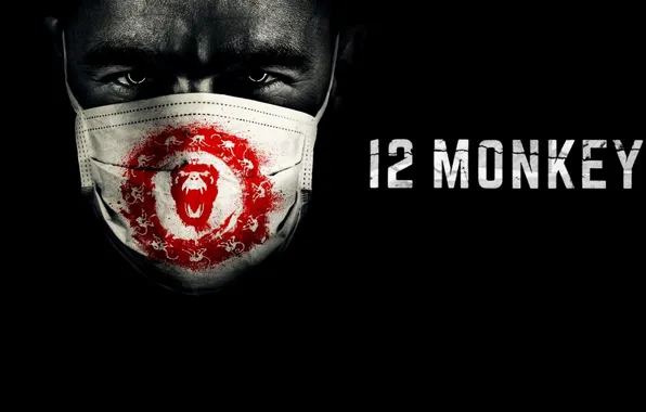Blood, monkey, man, series, monkeys, death, mask, pandemic