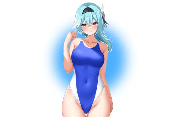 Girl, hot, sexy, anime, swimsuit, babe, pretty girl, tight