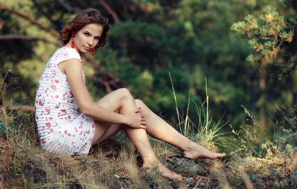 Girl, background, Arisha