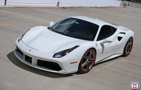 Picture Ferrari, GTB, HRE, 488, P101, Brushed Clear