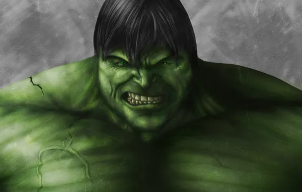 Picture anger, green, evil, The Incredible Hulk, The Incredible Hulk