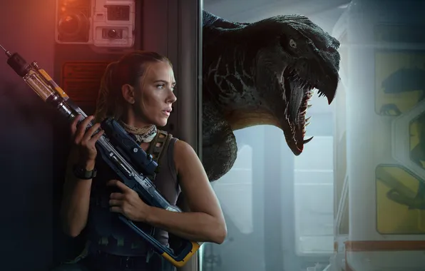 Fiction, the film, frame, Scarlett Johansson, Scarlett Johansson, Jurassic World: Rebirth, Jurassic World: Rebirth