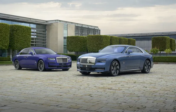 Picture Rolls-Royce, Spectre, front view, Rolls-Royce Spectre