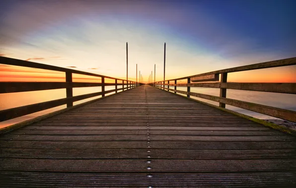 The sky, landscape, bridge, nature, background, widescreen, Wallpaper, wallpaper