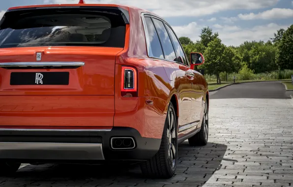 Rolls-Royce, close-up, rear, Cullinan, Rolls-Royce Cullinan