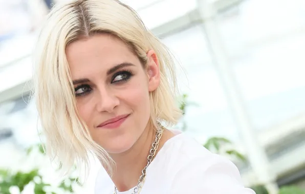 Look, pose, portrait, makeup, actress, blonde, Kristen Stewart, Kristen Stewart
