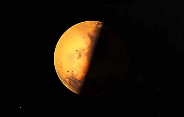 Stars, Planet, Space, Mars, Space, Planet, Mars, GrahamTG