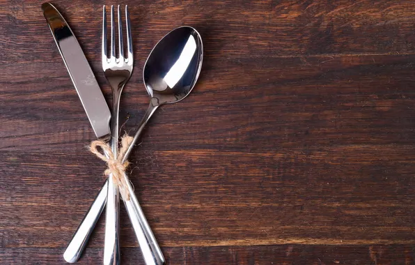 Picture table, spoon, knife, plug, Cutlery