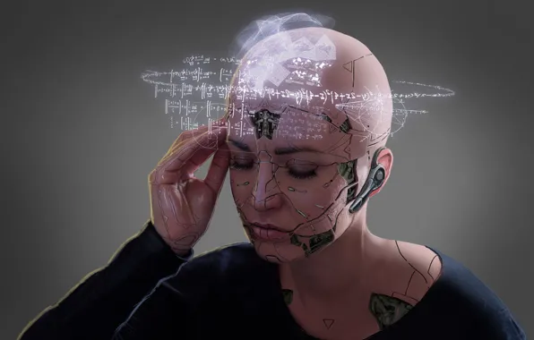 Robot, Thoughts, Cyberpunk