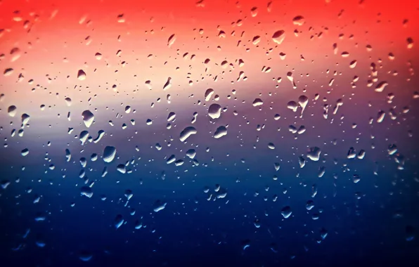 Picture glass, drops, color