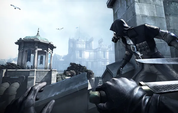 Picture form, killer, assassin, Dishonored