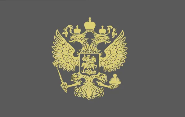 Picture Minimalism, The Wallpapers, The Coat Of Arms Of The Russian Federation