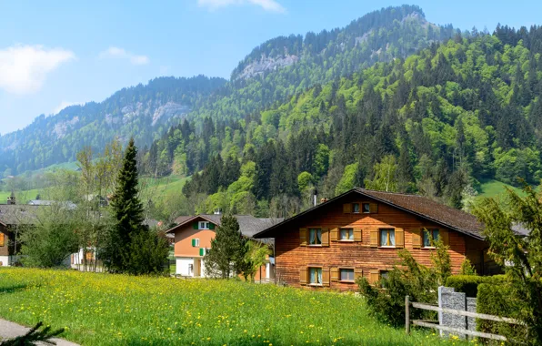 Picture landscape, nature, home, Switzerland, Lucerne, Entlebuch, Marbach