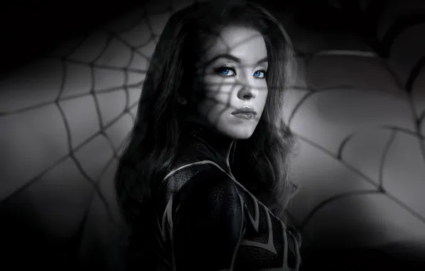 Look, pose, makeup, poster, Spider-woman, Sydney Sweeney, Sydney Sweeney, Madame Web