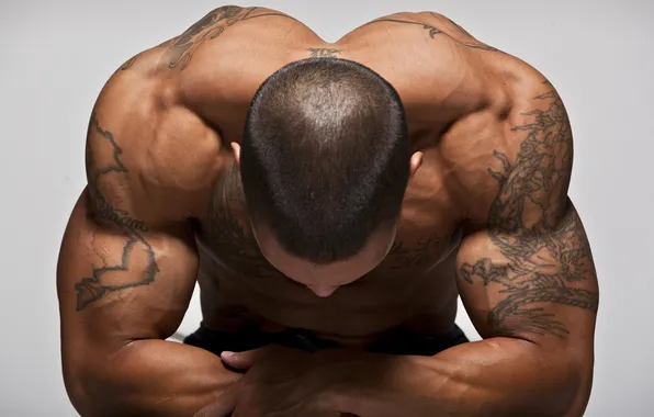 Body, Tan, Tattoo, Back, Male, Tattoo, Relief, Multi-monitors