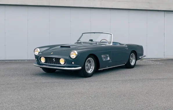 Ferrari, Convertible, Ferrari, sports car, retro cars, 1962, Ferrari 250 GT Cabriolet