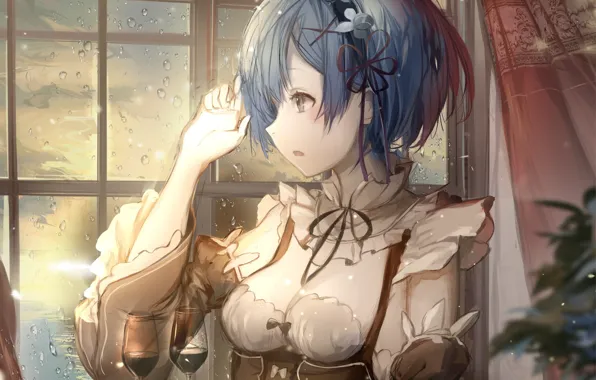 Girl, window, the maid, From scratch, REM, Re: Zero Kara Hajime Chip Isek Or Seikatsu