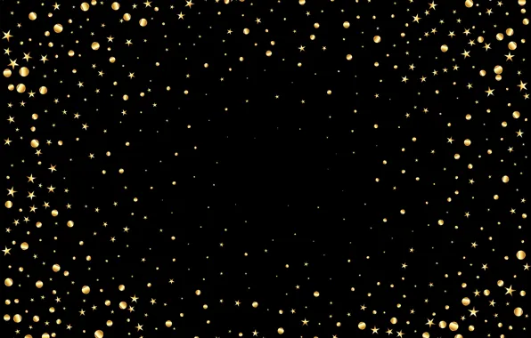 Balls, glare, lights, background, holiday, texture, point, black background