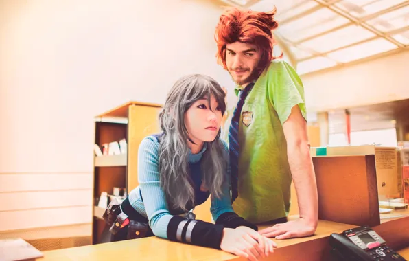 Girl, male, Teru, cartoons, Cosplay, Law, Zeropolis, Judy.