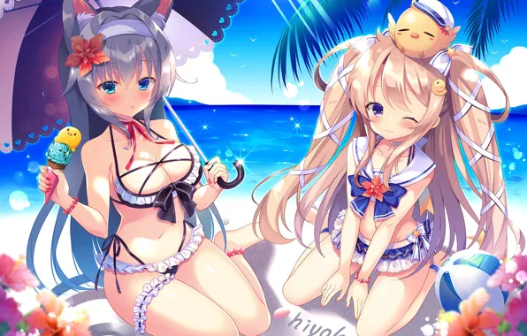 Picture girl, sexy, anime, art