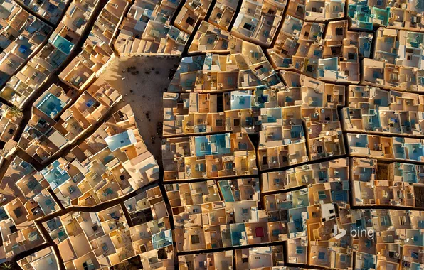 The city, street, home, texture, yard, Algeria