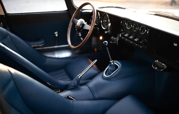 Salon, Mechanics, Interior, Jaguar E-Type