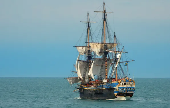 Sailboat, Gothenburg, replica