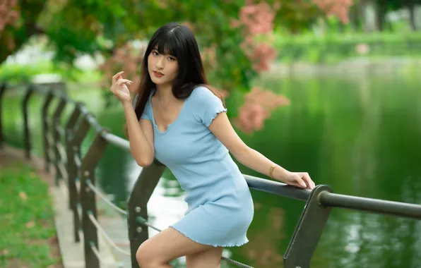 Pose, dress, Asian