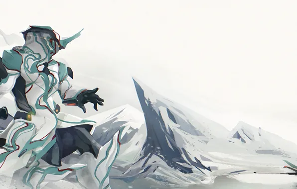 Weapons, fiction, landscape, the game, being, warrior, art, Warframe