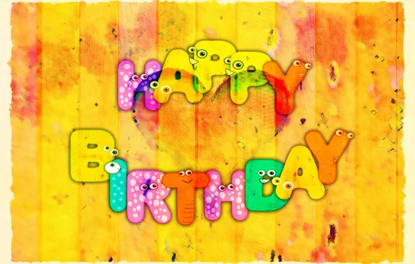 Hearts, congratulations, postcard, happy birthday