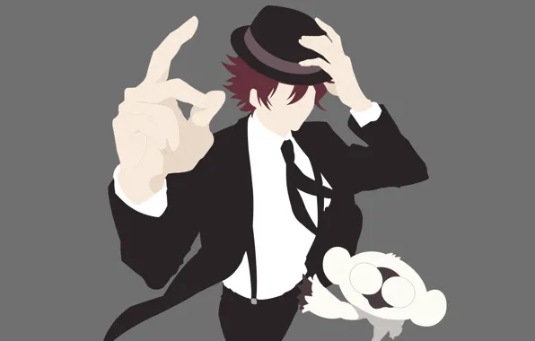 Minimalism, anime, art, guy, Leo, Tink Of The Sensen