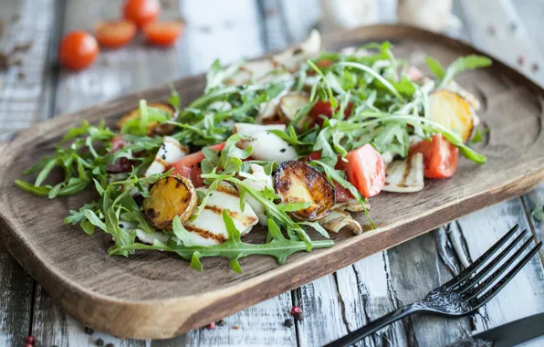 Greens, Tomato, Colmar, Salad