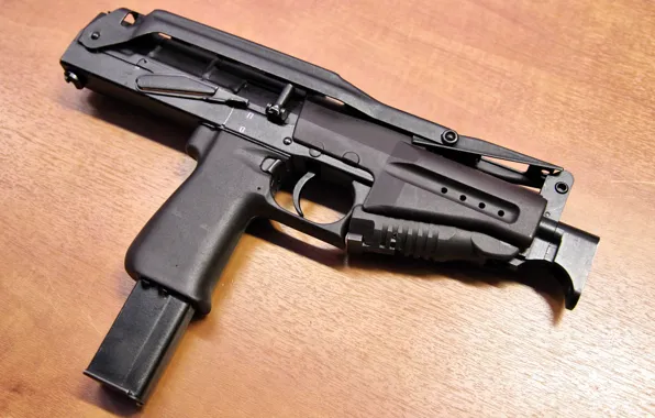 Picture table, the gun, Heather, SR-2M